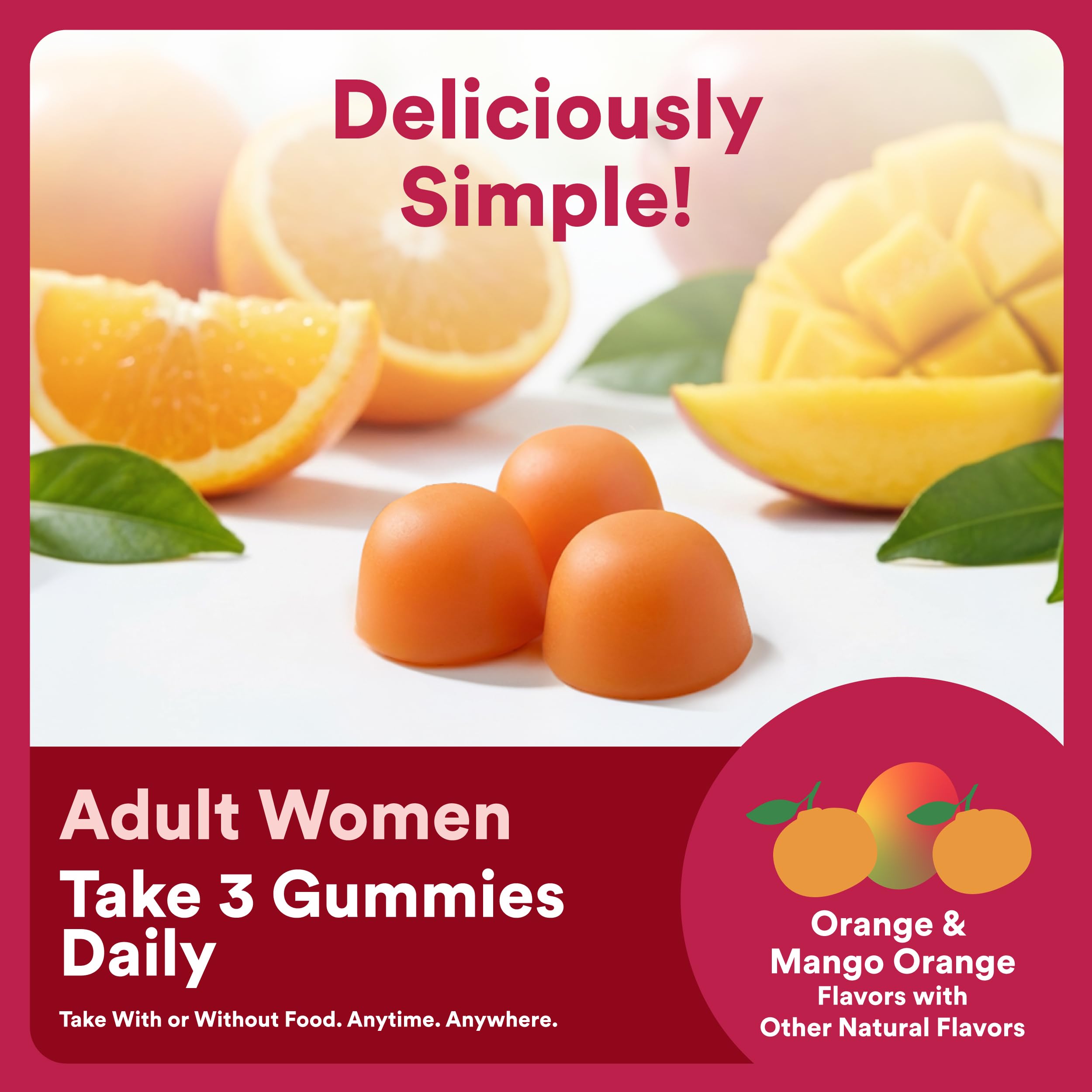 SmartyPants Women’s Plus 50+ Multi & Omegas Gummies

