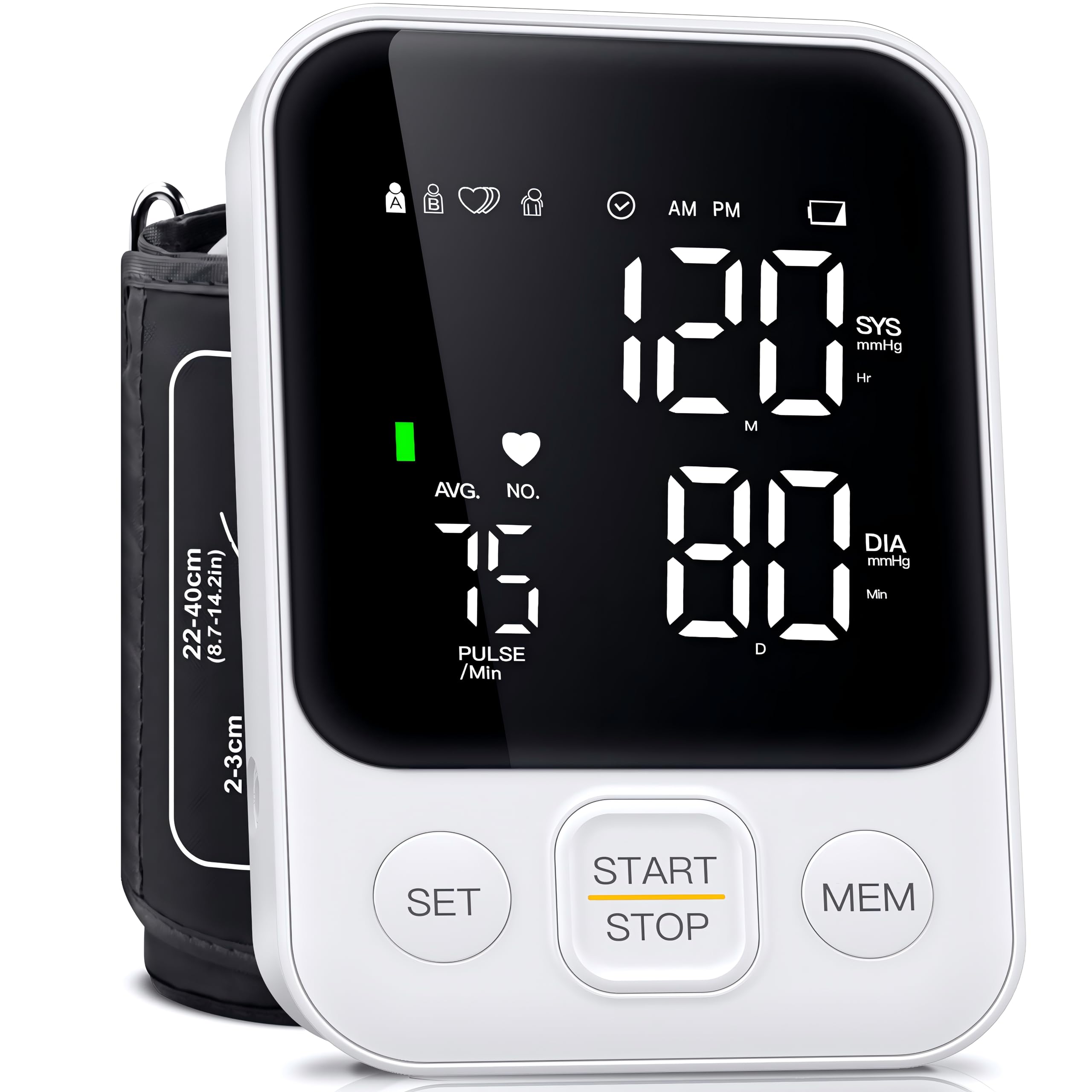 Oklar Blood Pressure Monitor Upper Arm with 240 Readings

