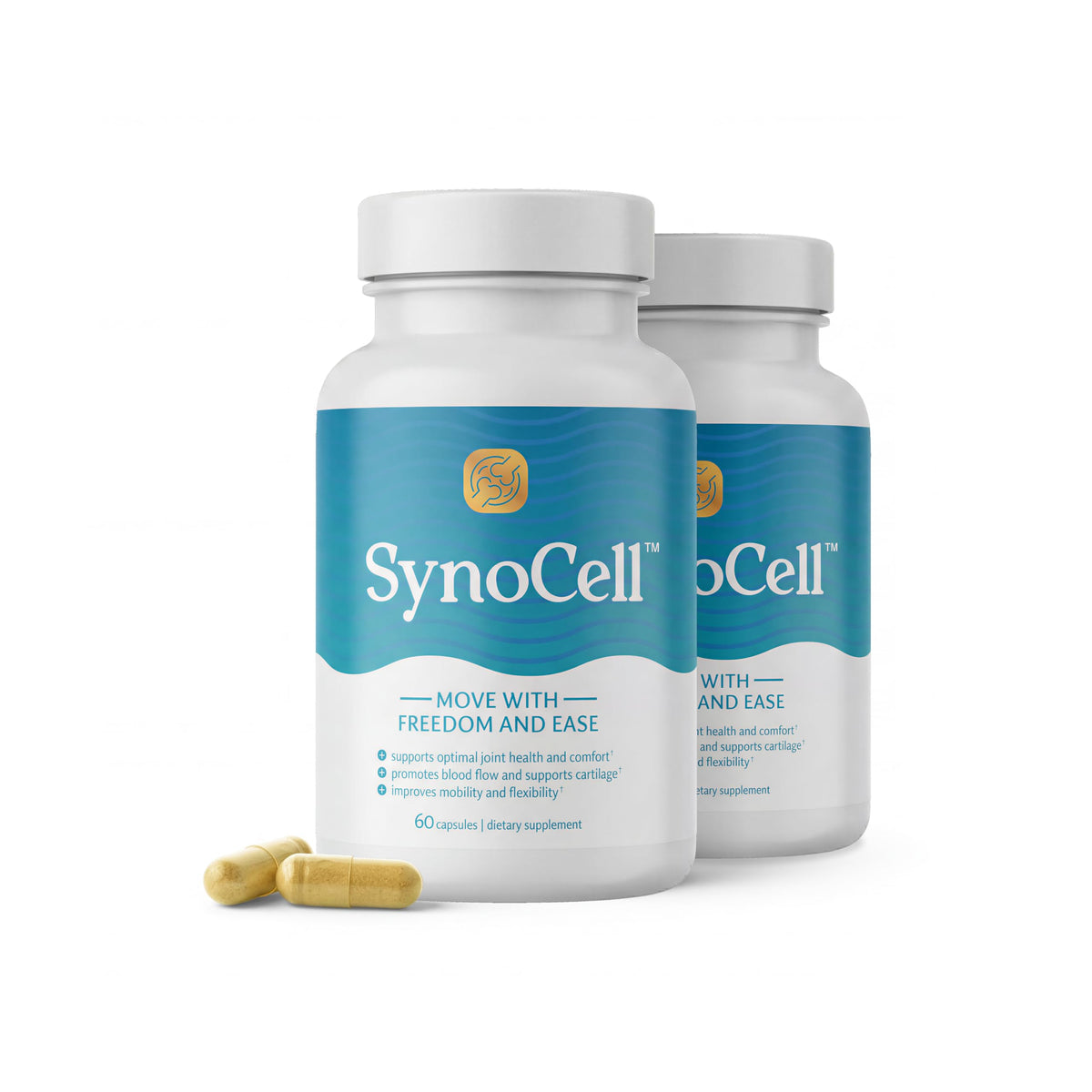 Synocell Glucosamine Chondroitin Complex for Joint Support with Boswellia, Quercetin & MSM