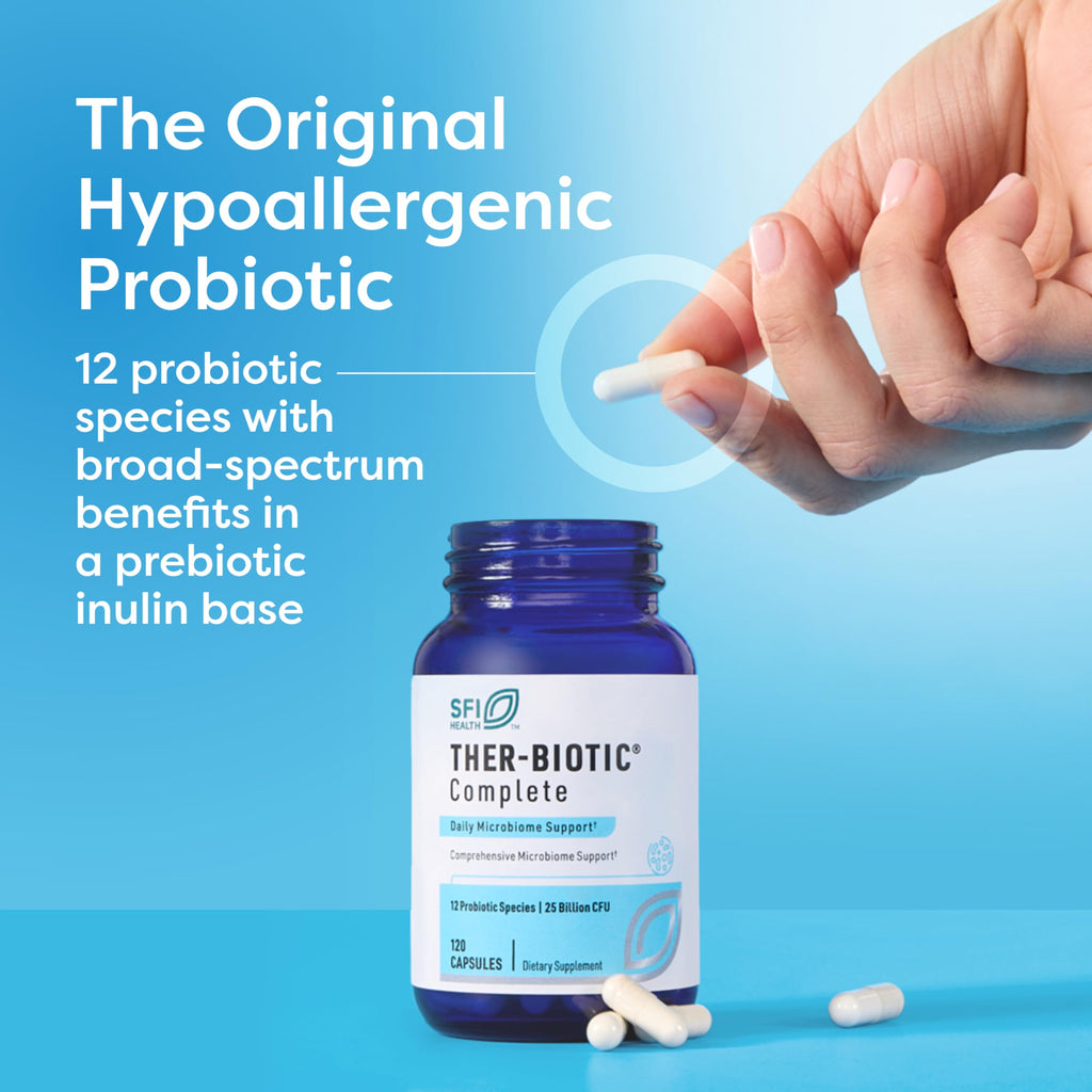 SFI Health Ther-Biotic Complete Probiotic 12-Strain Capsules

