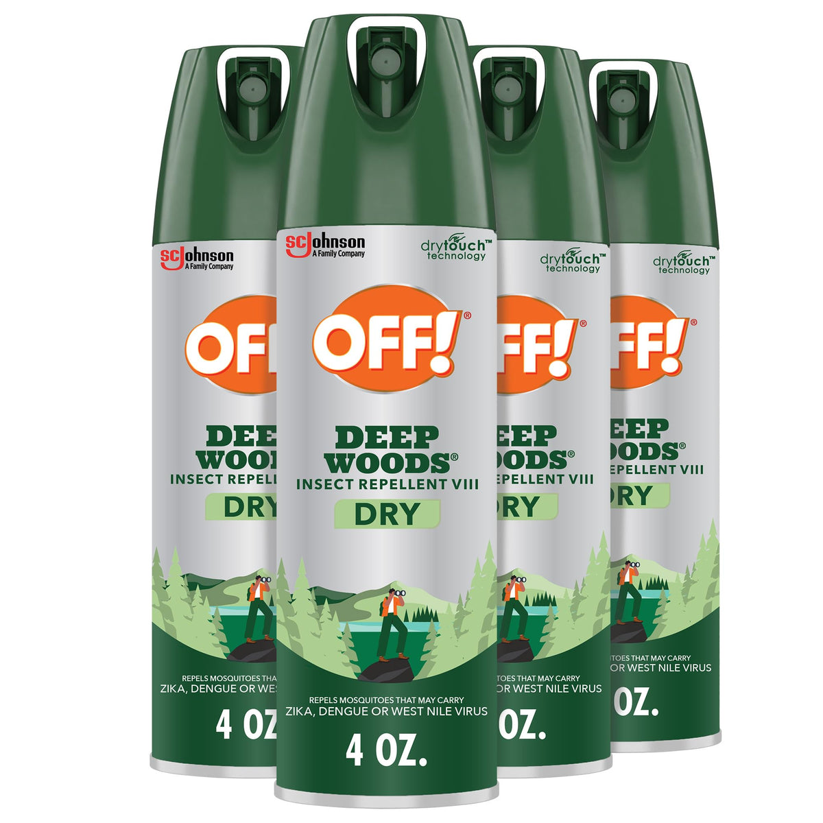 OFF! Deep Woods Insect Repellent Aerosol Dry Non-Greasy

