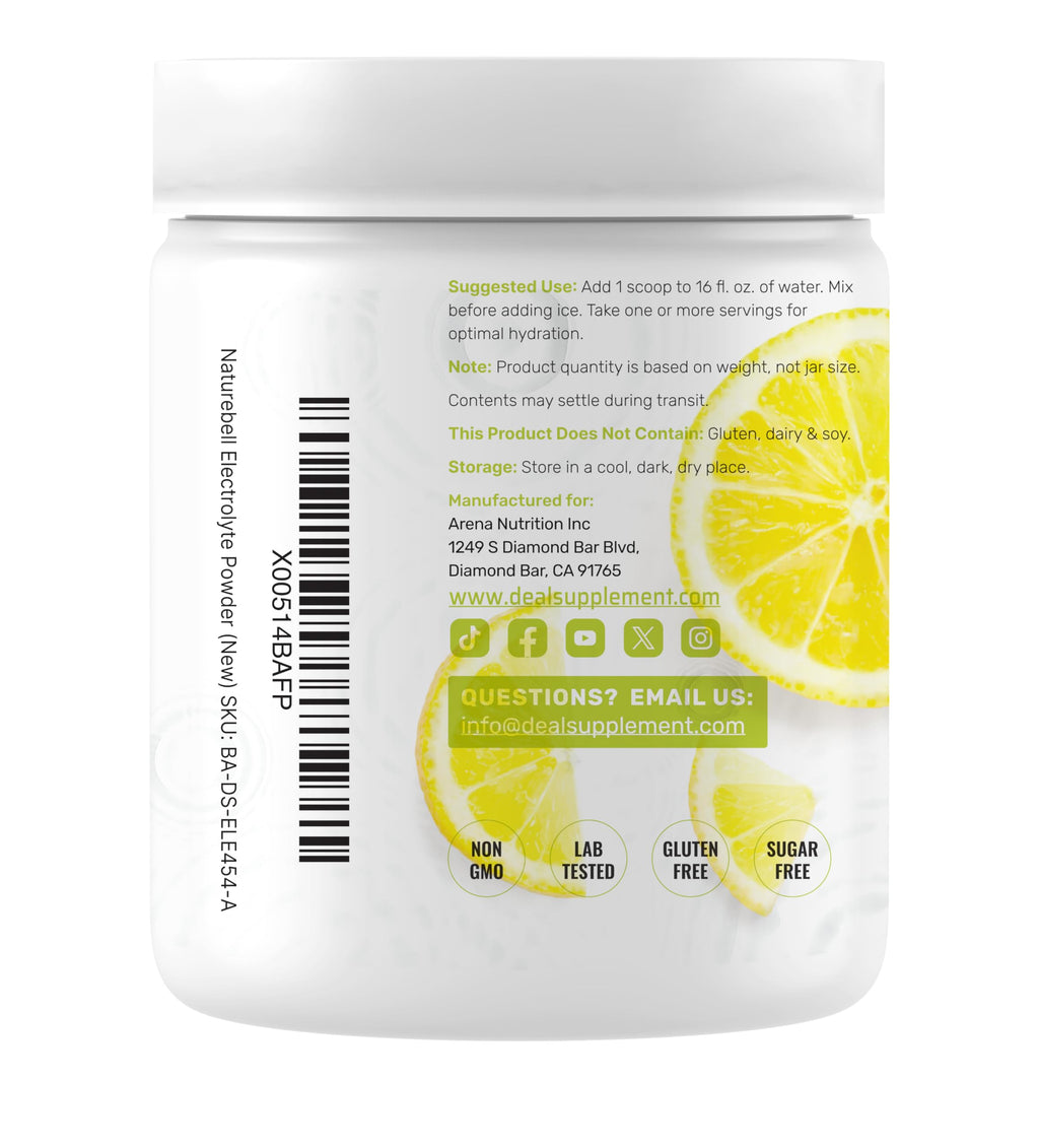 Electrolyte Powder Drink Mix | Hydration Support

