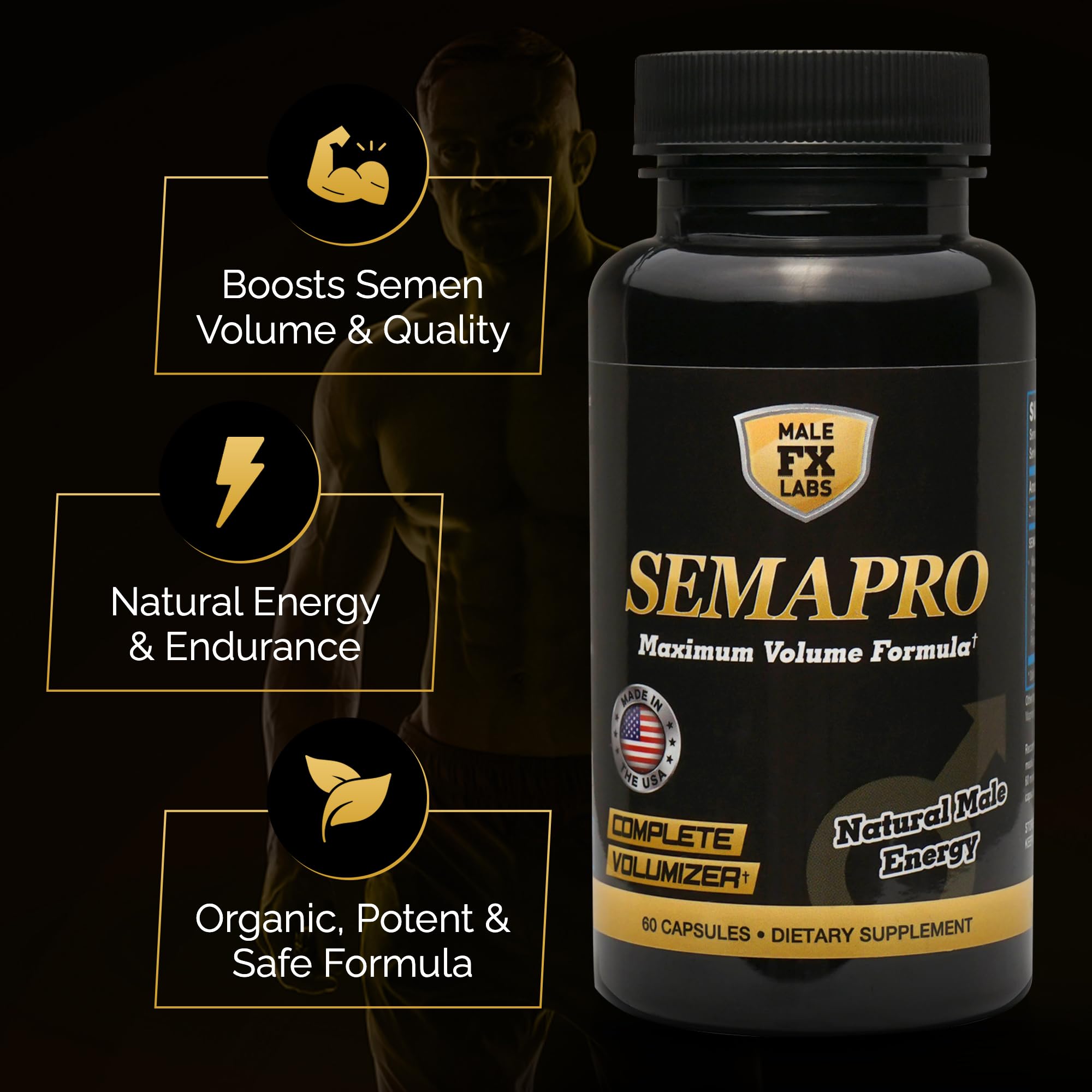 Semapro Semen Volume & Male Energy Formula | All-Natural

