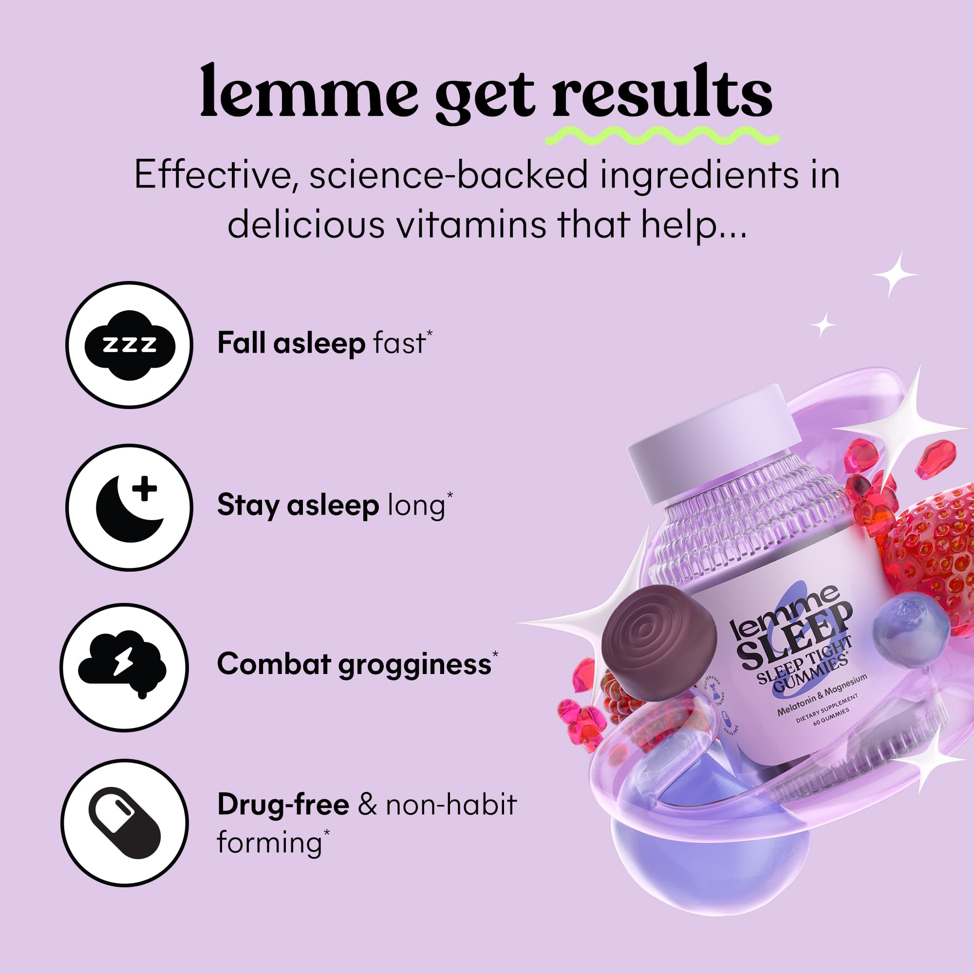 Lemme Sleep Gummies Nighttime Sleep Aid

