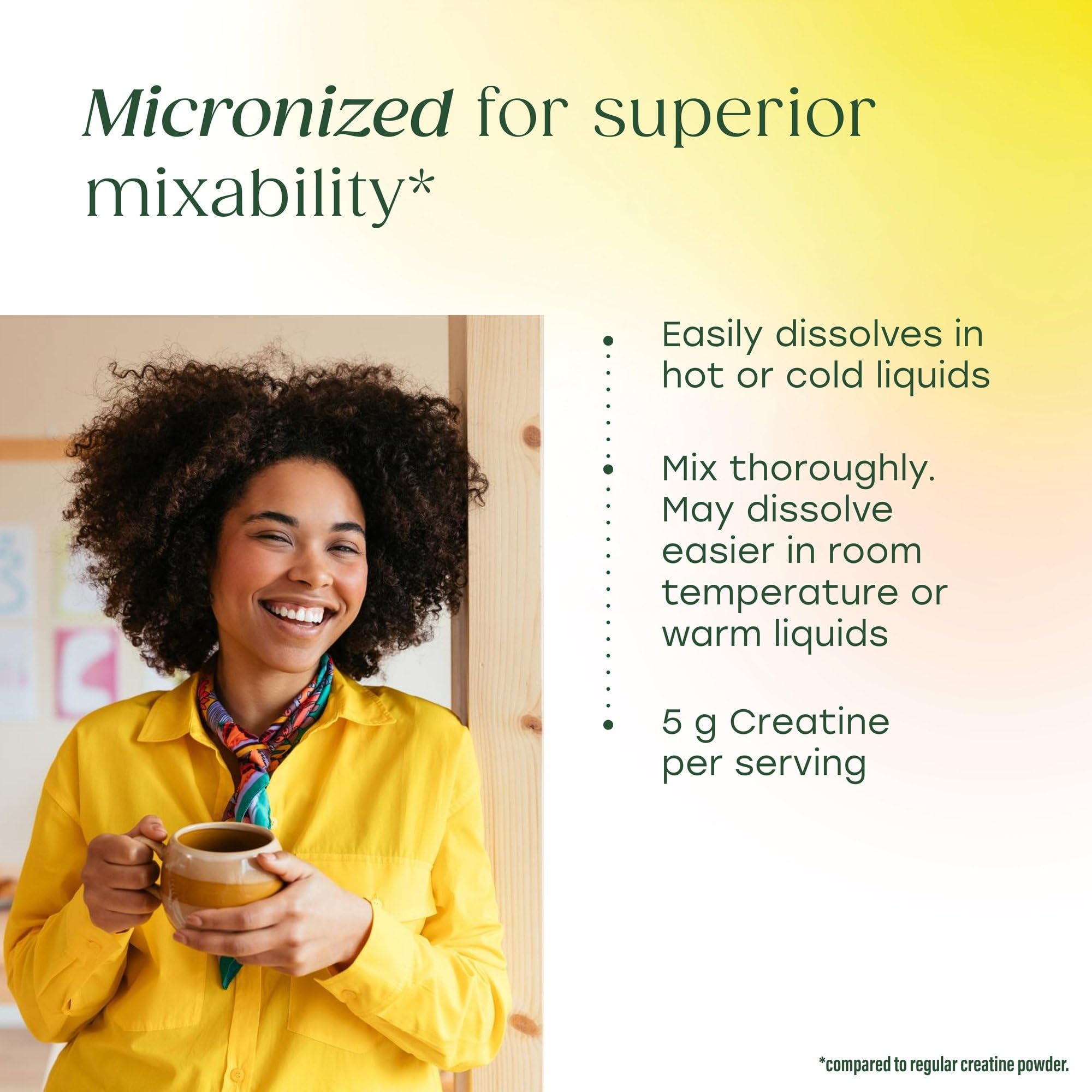 MegaFood Creatine Monohydrate Powder | Micronized

