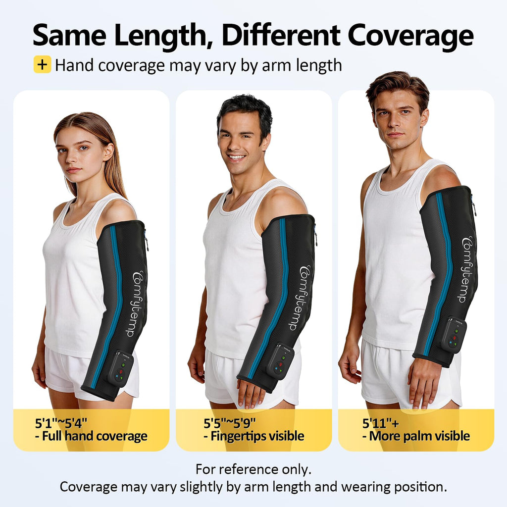 Comfytemp Full-Arm Air Compression Massager | Arm Pain Relief

