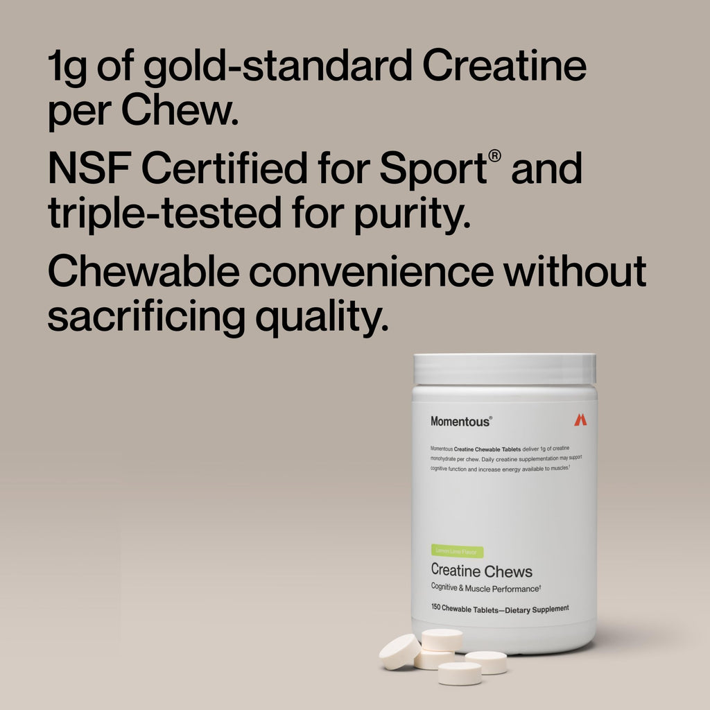 Momentous Creatine Chews - Creatine Monohydrate for Strength

