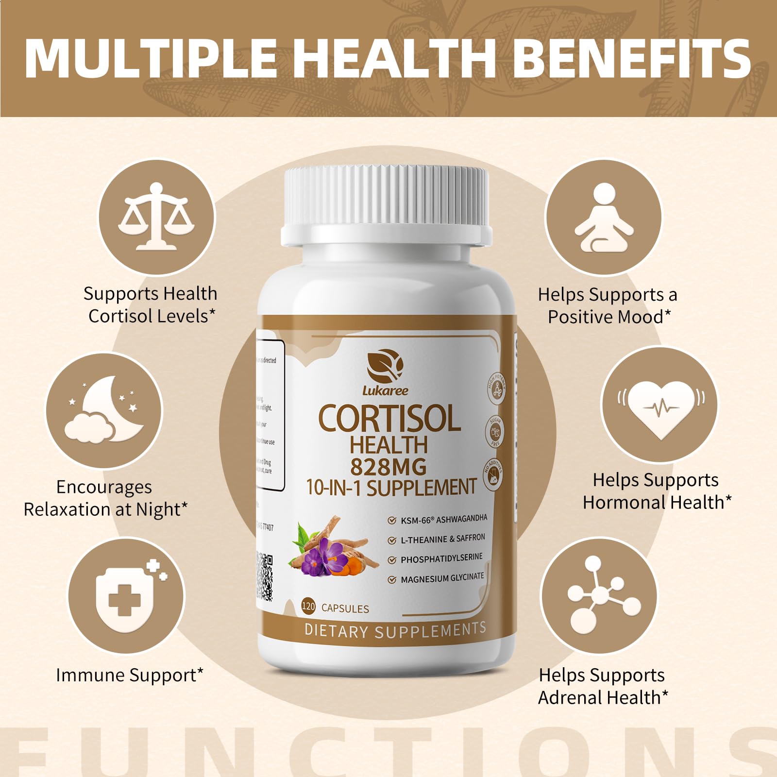 Cortisol Reducer with KSM-66 Ashwagandha

