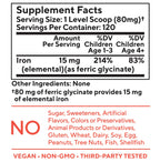 Kids Iron Supplement – Powder for Easy Mixing

