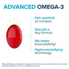 Qunol Omega-3 Krill & Fish Oil Complex | Bioavailable

