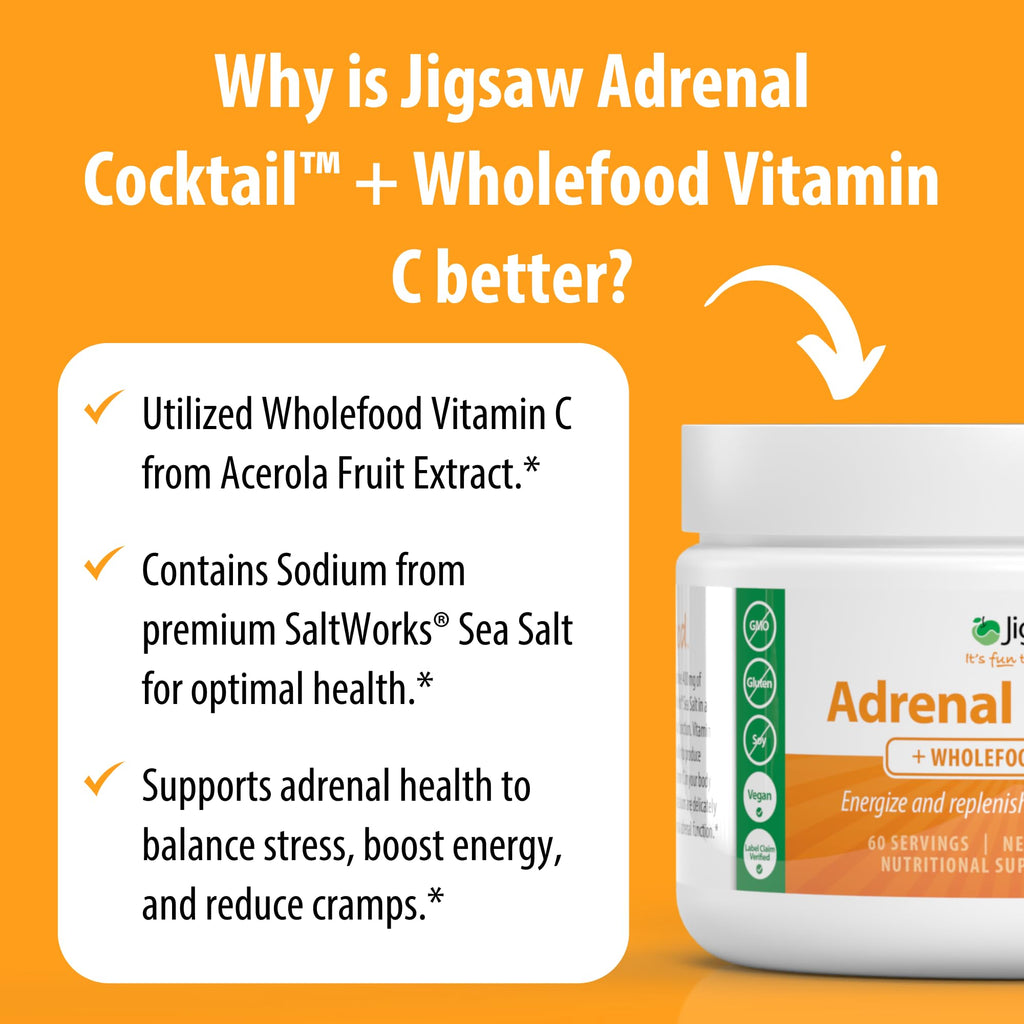 Jigsaw Health Adrenal Cocktail with Wholefood Vitamin C

