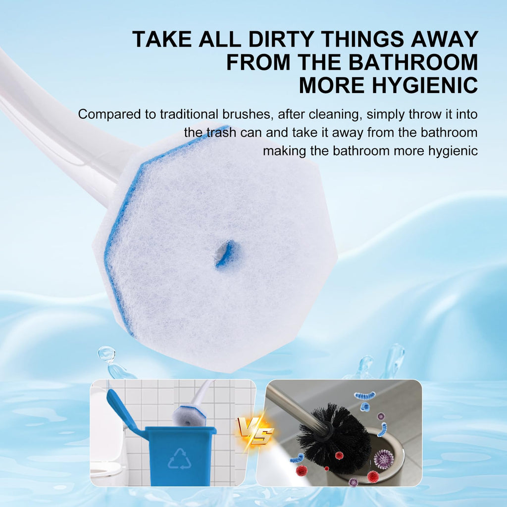 LufamlyGo Toilet Wand Refills | Disposable Cleaning Pads

