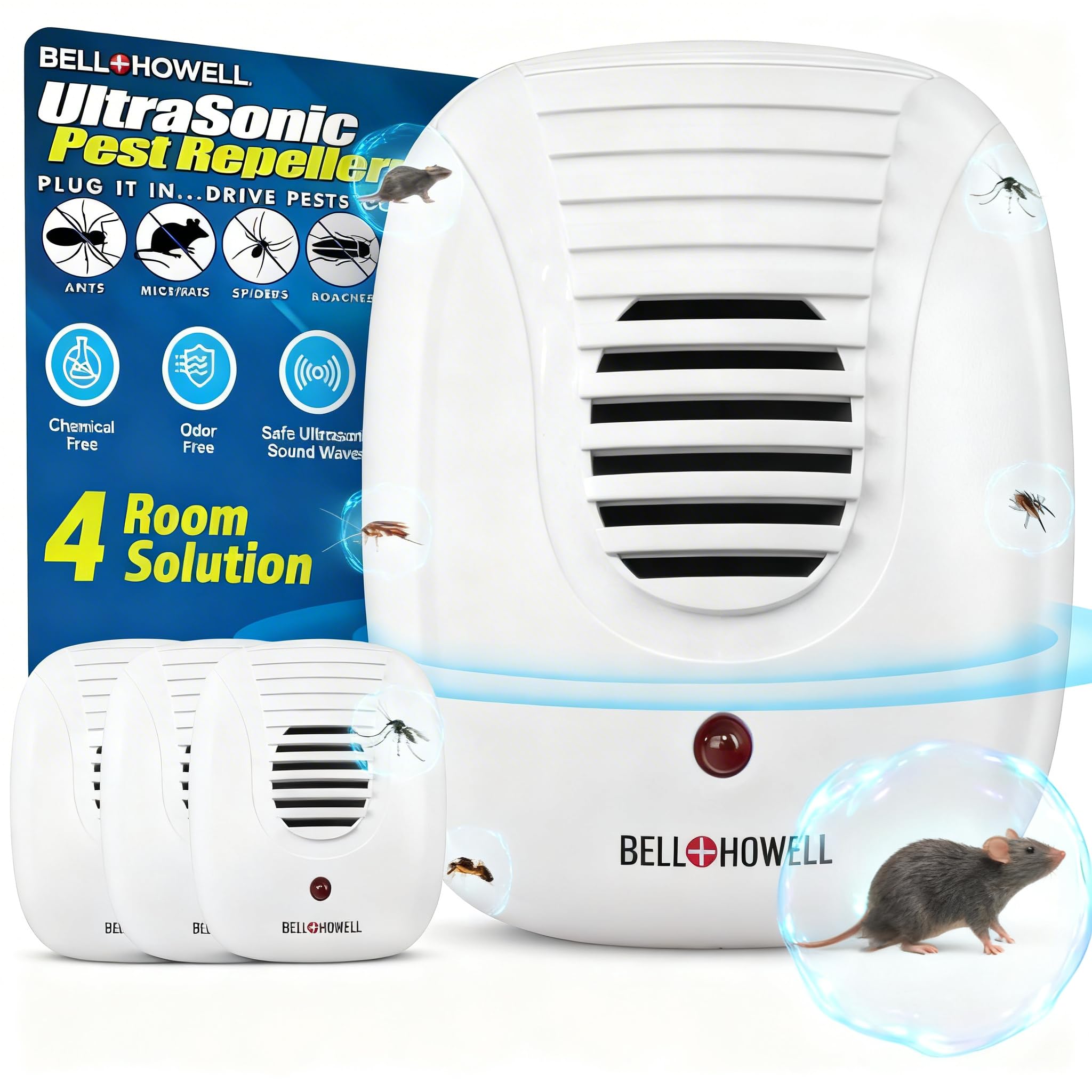 Bell + Howell Ultrasonic Pest Repeller Kit

