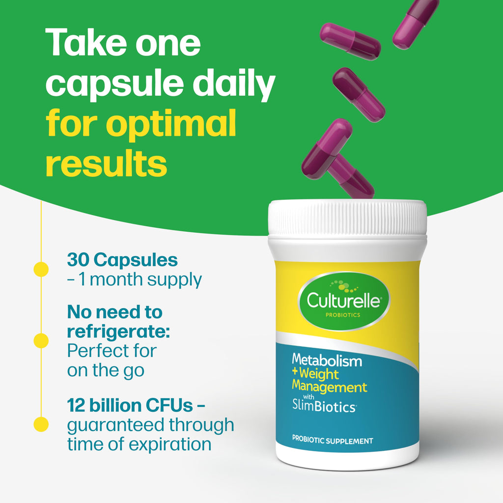 Culturelle Metabolism Probiotic Capsules | Weight Management

