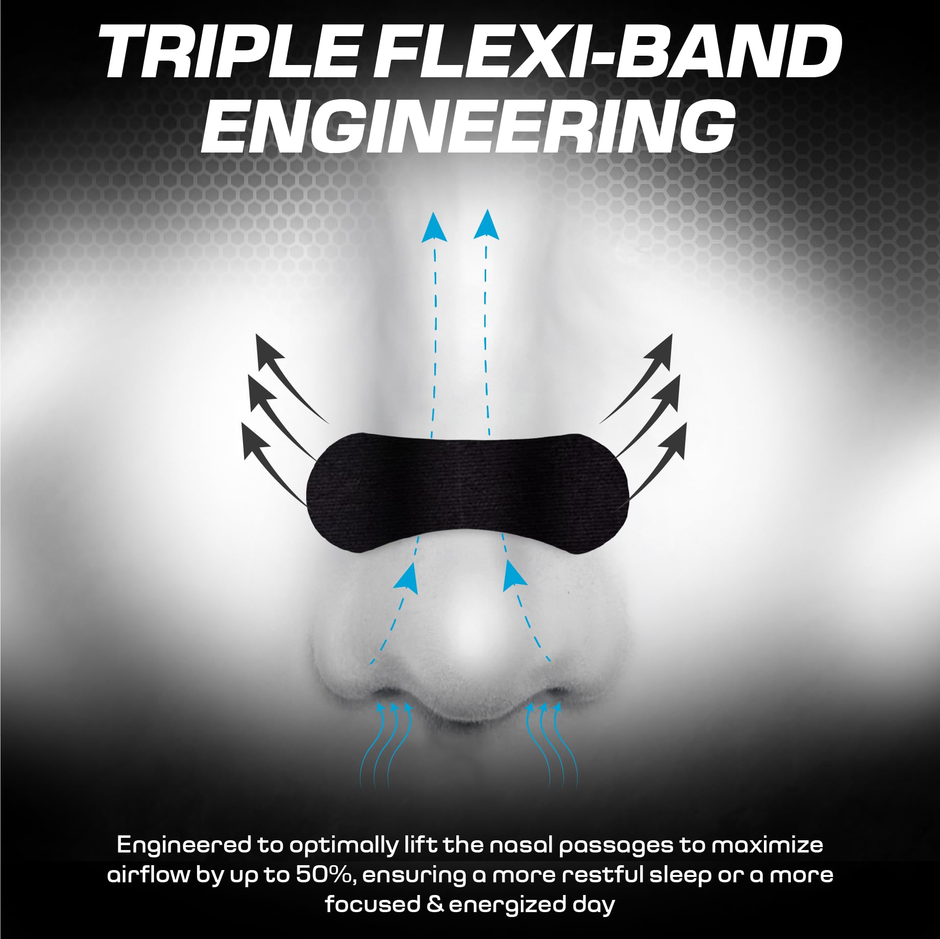 Nasal Strips for Breathing - Performance, Universal Fit

