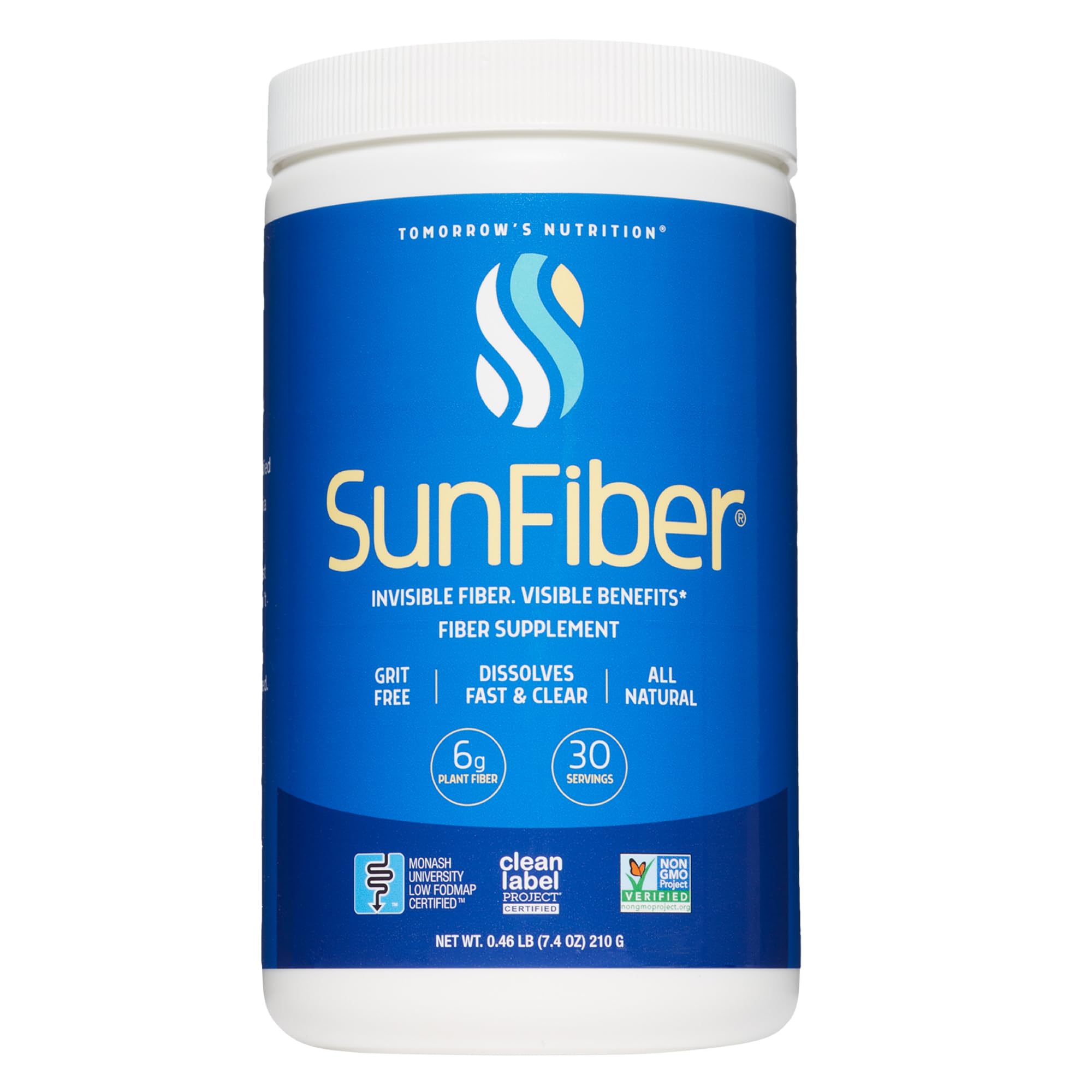 Sunfiber Prebiotic Fiber Supplement by Tomorrow's Nutrition


