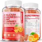 Calcium Magnesium Zinc Gummies with D3 B12 for Immune Support

