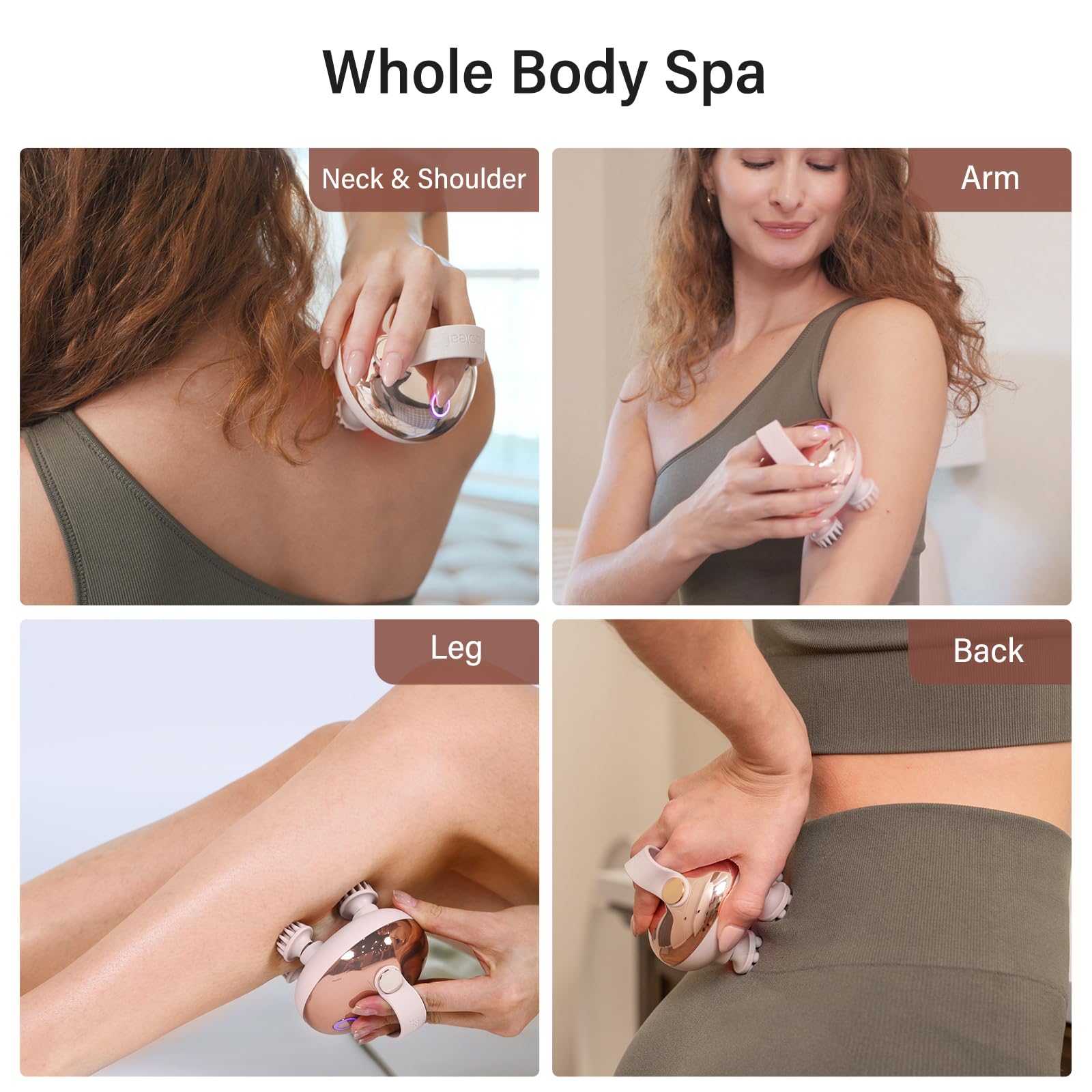 arboleaf Scalp Massager Kneading Head Massager USB


