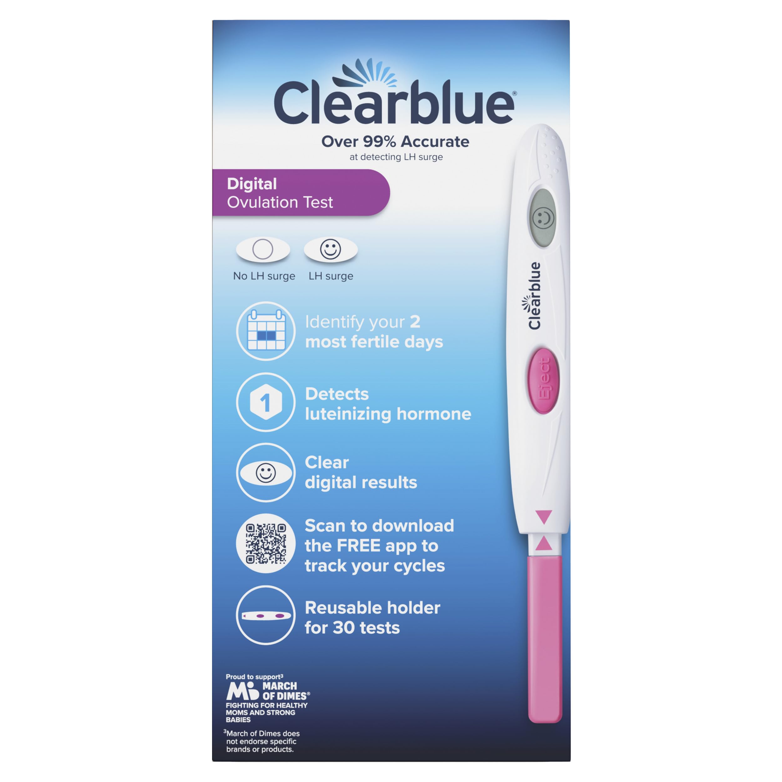 Clearblue Digital Ovulation Test | Predicts Fertile Window

