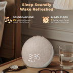 Sound Machine Alarm Clock with 25 Sleep Sounds | Bluetooth Speaker


