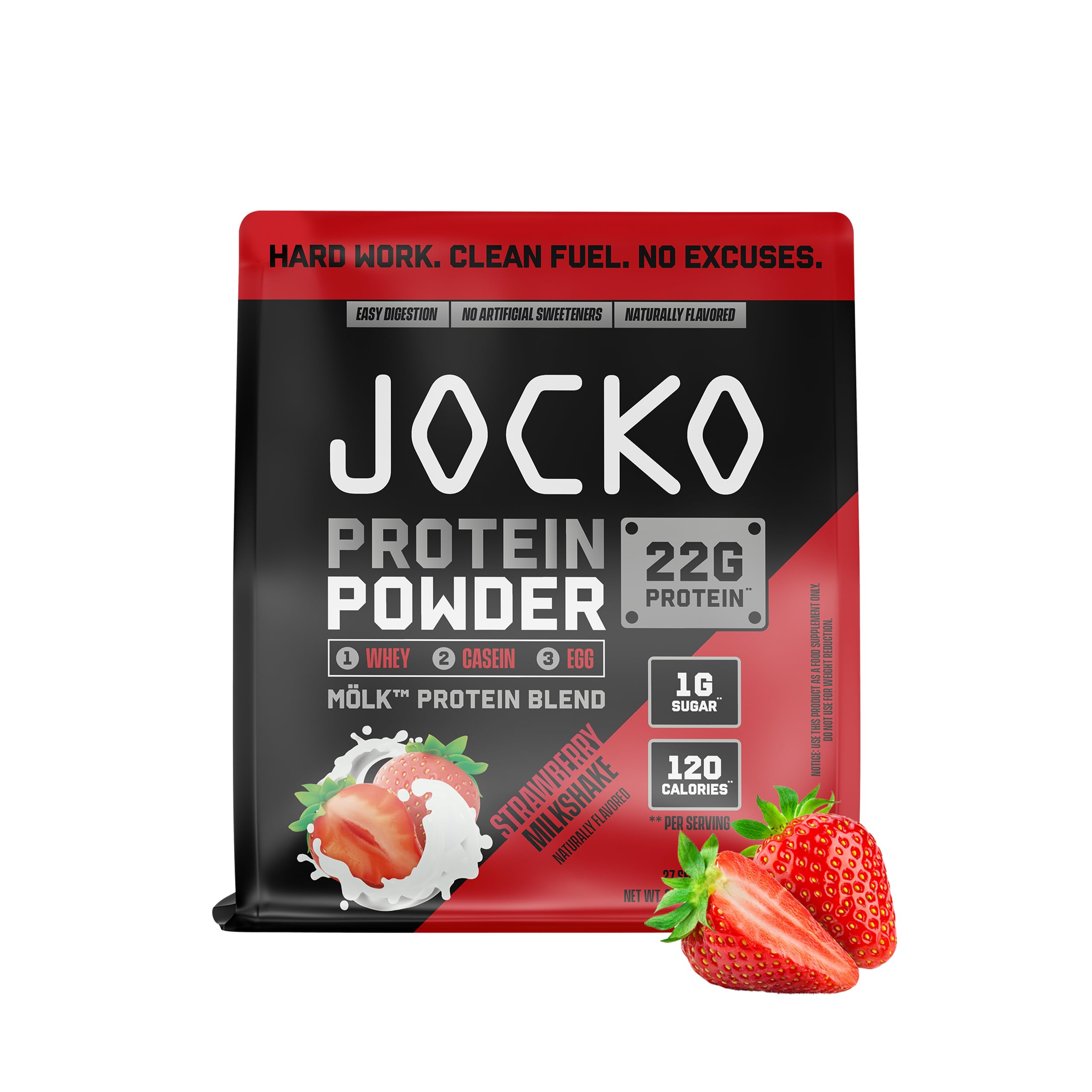 Jocko Fuel Whey Protein Powder with Digestive Enzymes & Probiotics