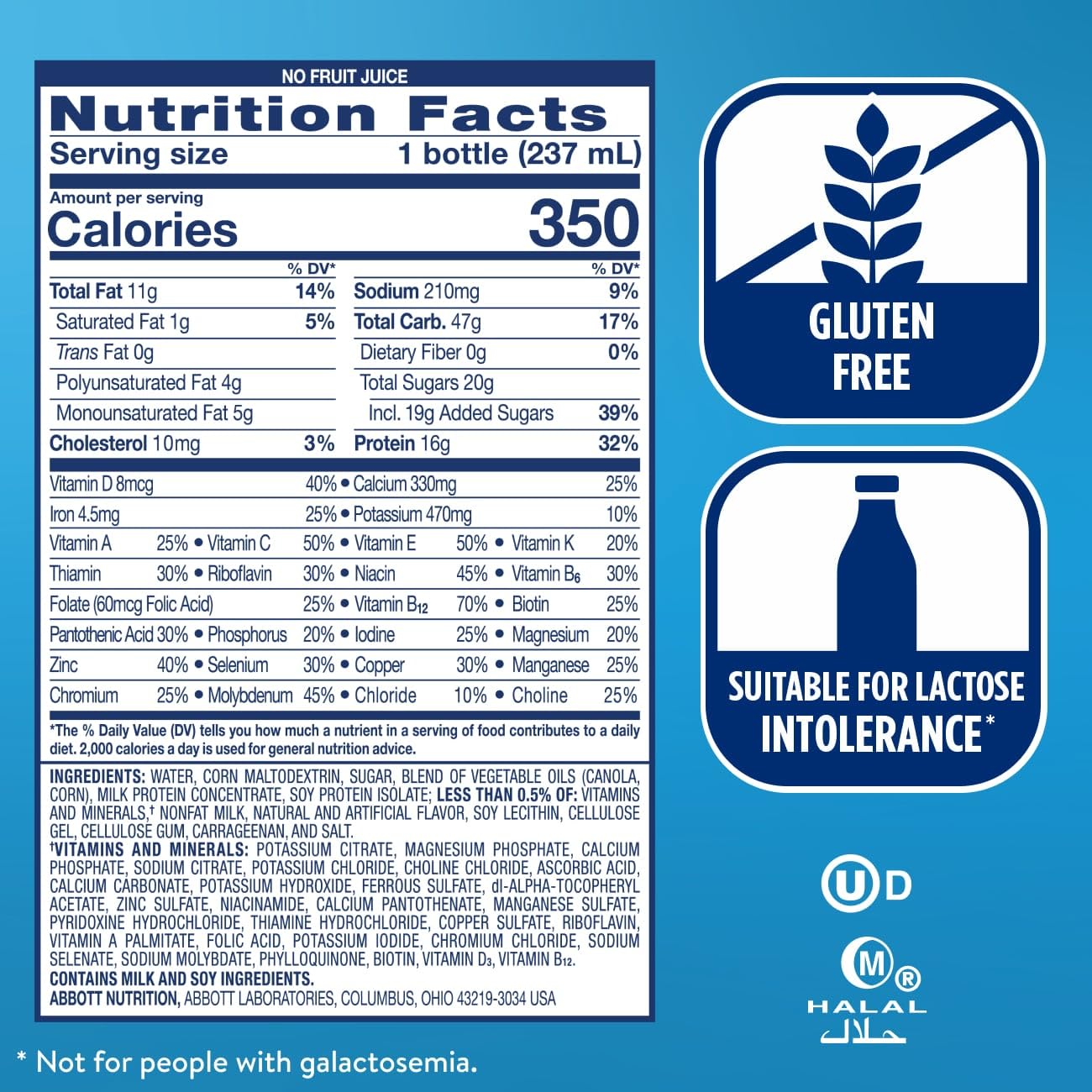 Ensure Plus Nutrition Shake Ready-To-Drink | 16g Protein


