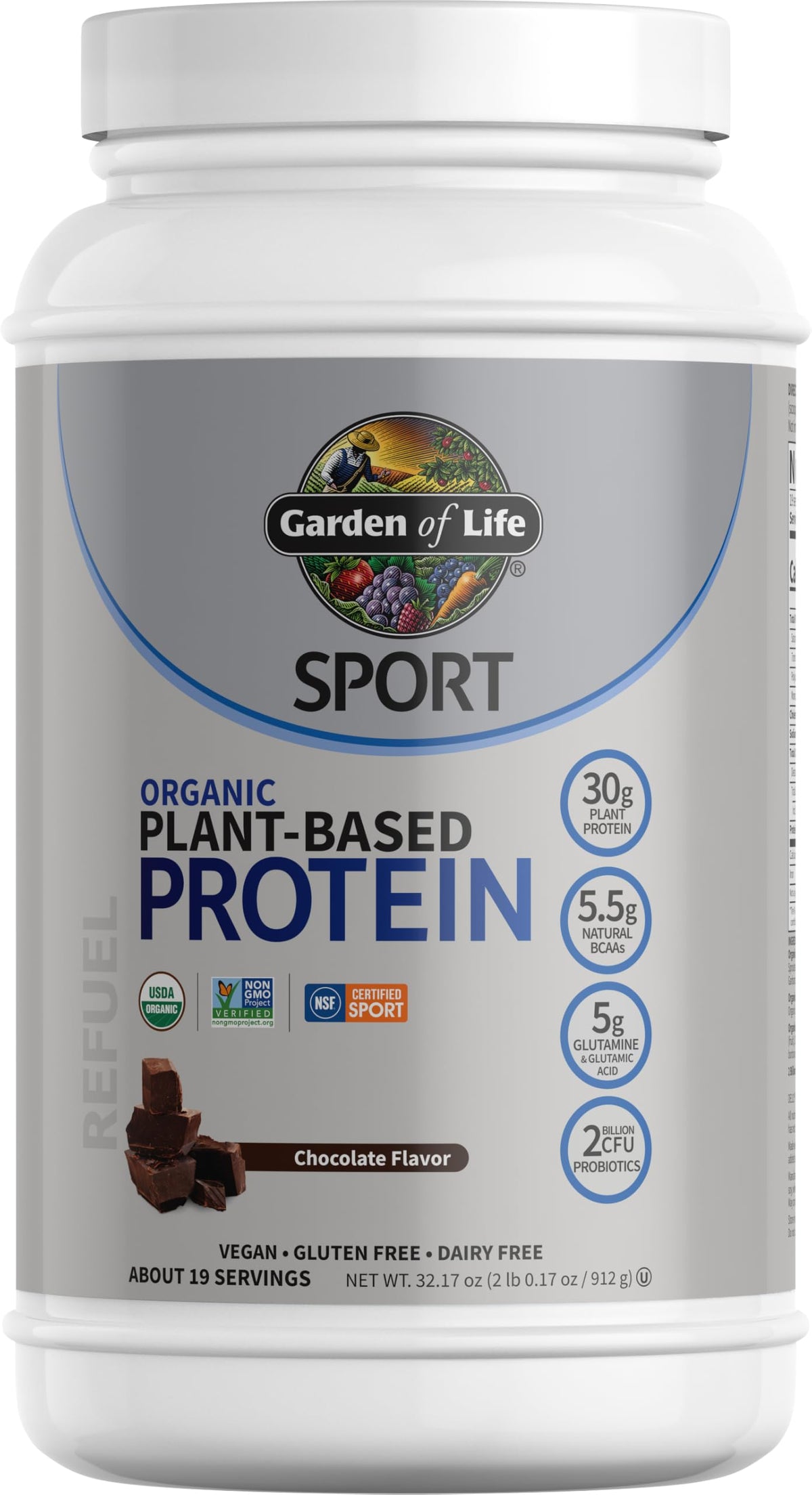 Garden of Life Sport Organic Vegan Protein Powder

