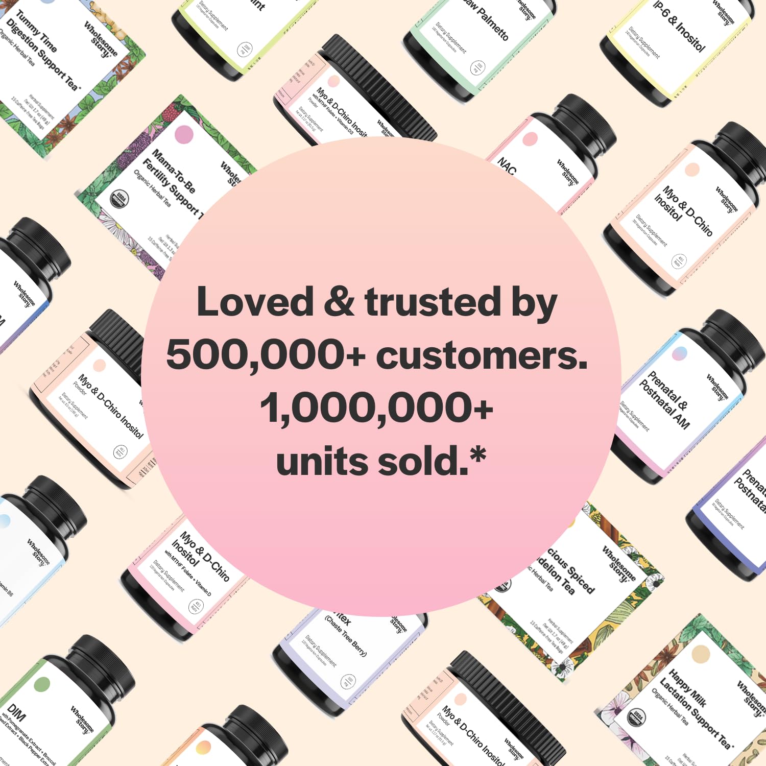 Wholesome Promise Myo-Inositol & D-Chiro Inositol Capsules

