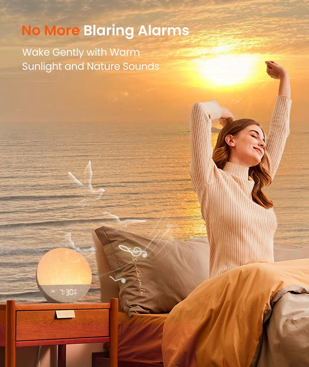 Dreamegg Alarm Clock with Sleep Sounds

