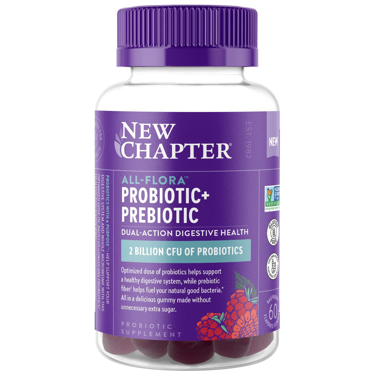 New Chapter Probiotic Gummies – All-Flora Gut Health, 2B CFU

