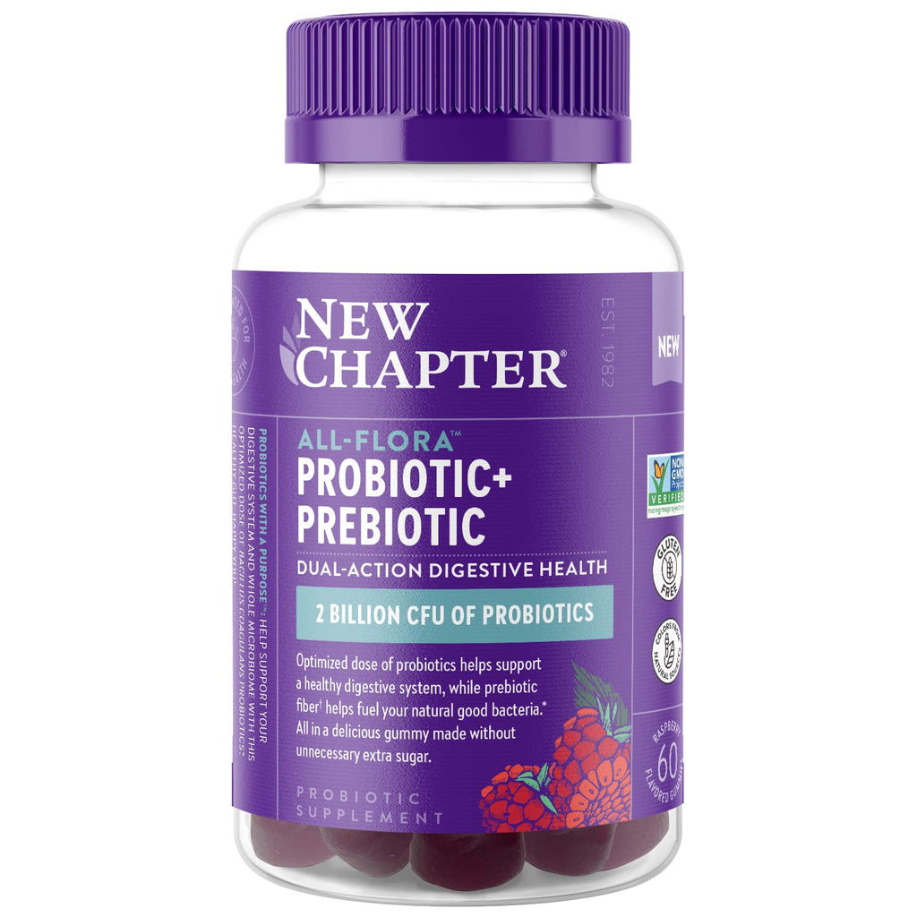 New Chapter Probiotic Gummies – All-Flora Gut Health, 2B CFU

