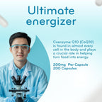 CoQ10 High Absorption Ubiquinone Supplement | Clear Formulas

