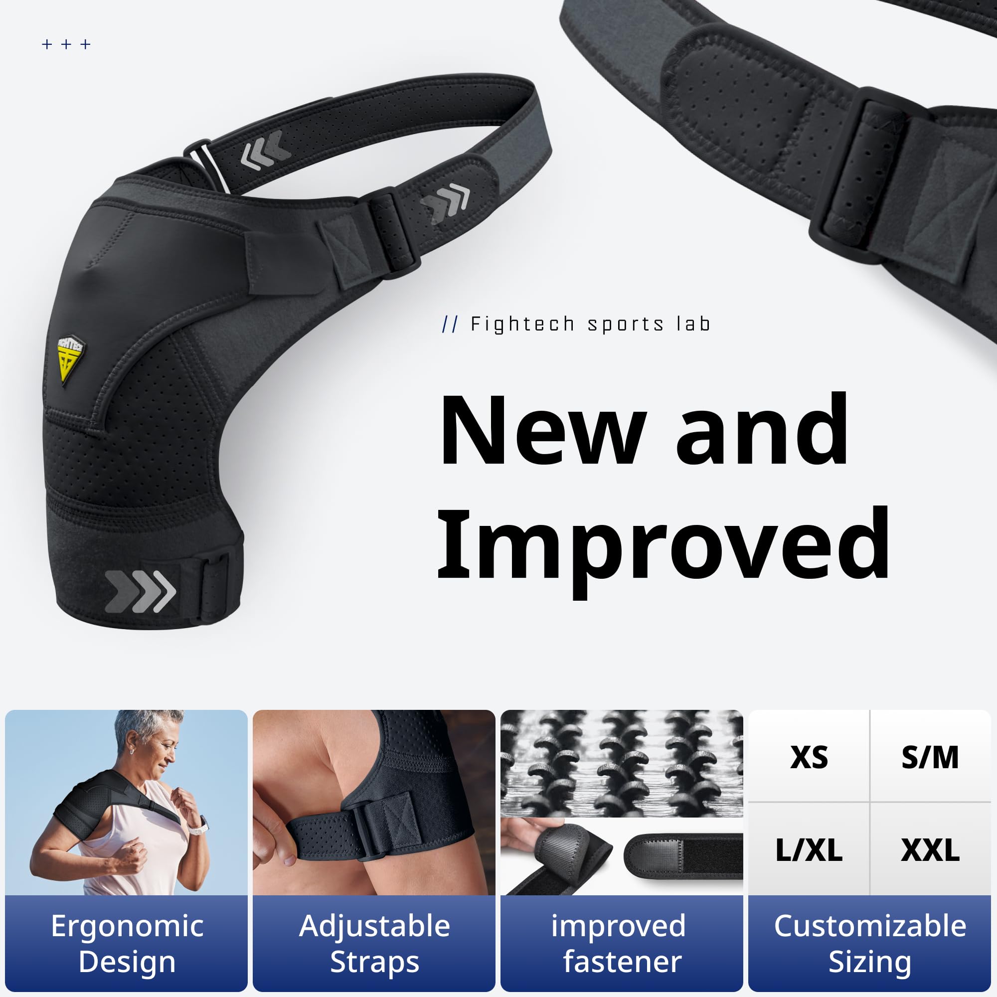 FIGHTECH Rotator Cuff Shoulder Brace for Men and Women

