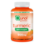 Qunol Zero Sugar Turmeric Gummies Curcumin | Joint Support

