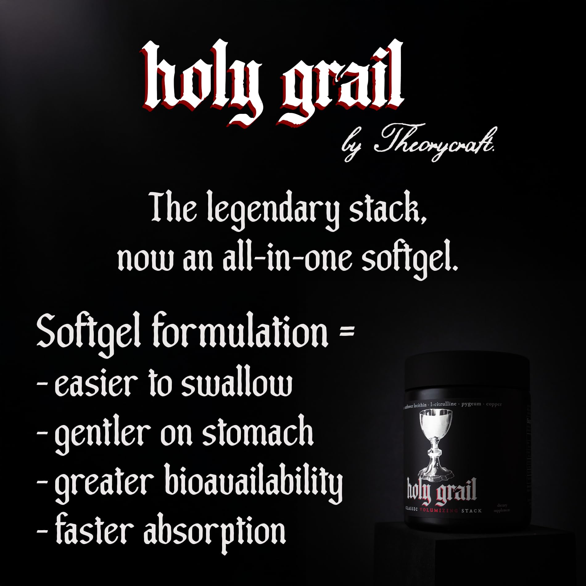 Holy Grail Semen Volume Booster Stack - Male Wellness

