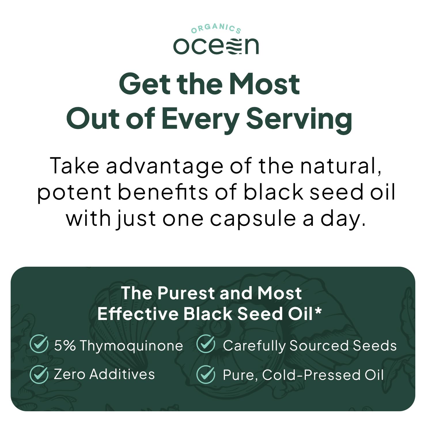 Better Black Seed Oil Organics Ocean 5% Thymoquinone

