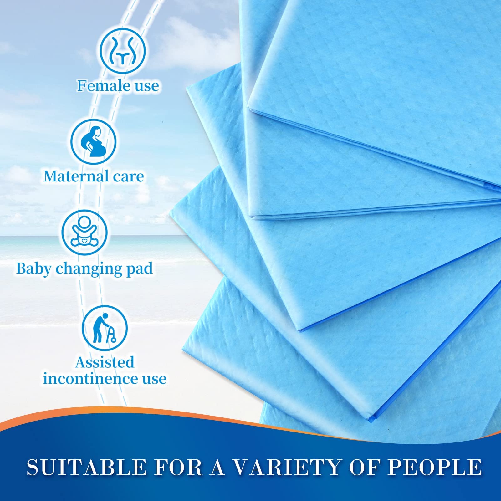 Bed Pads by SOFYFINE - Disposable Waterproof Incontinence

