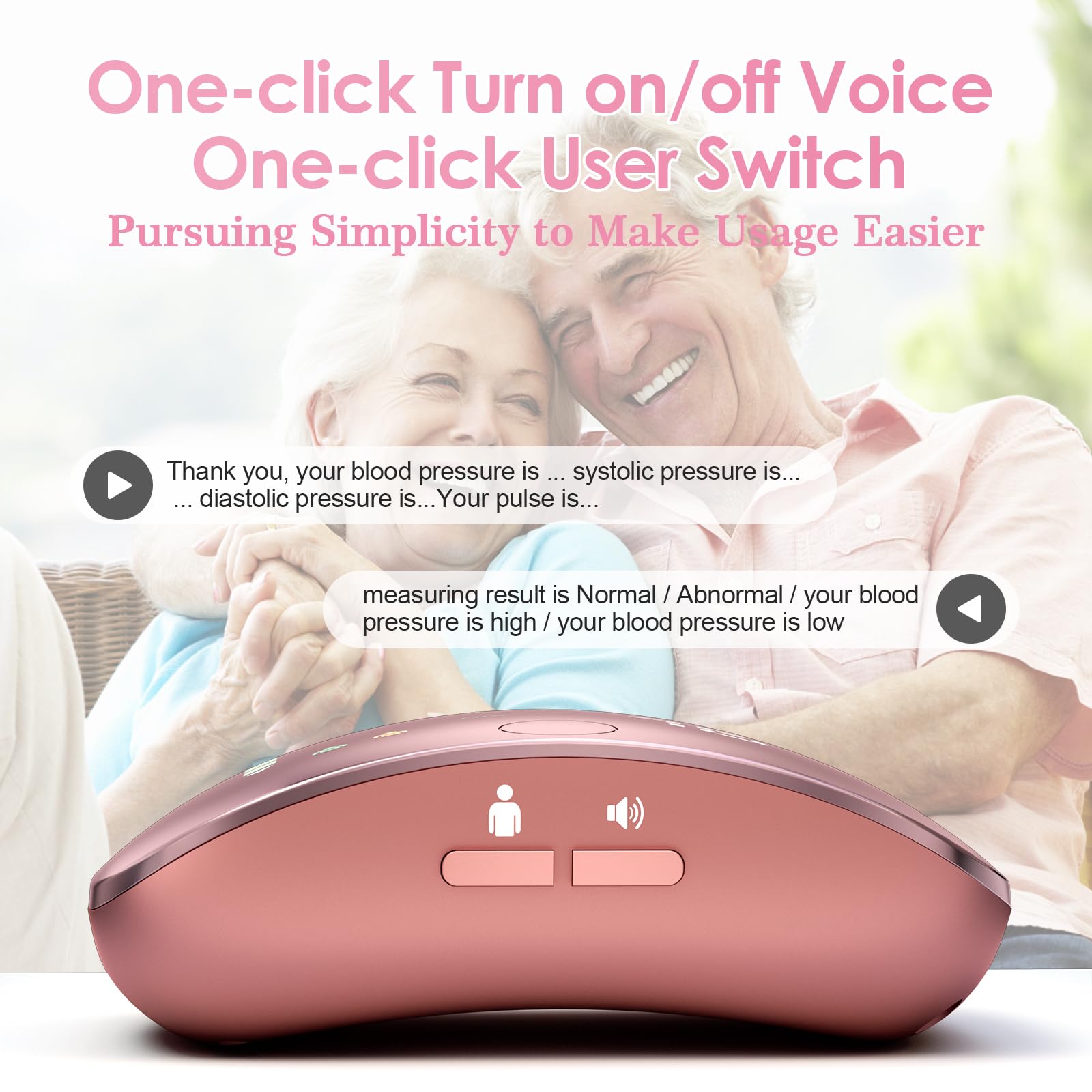 Blood Pressure Monitor for Home Use | One-Button

