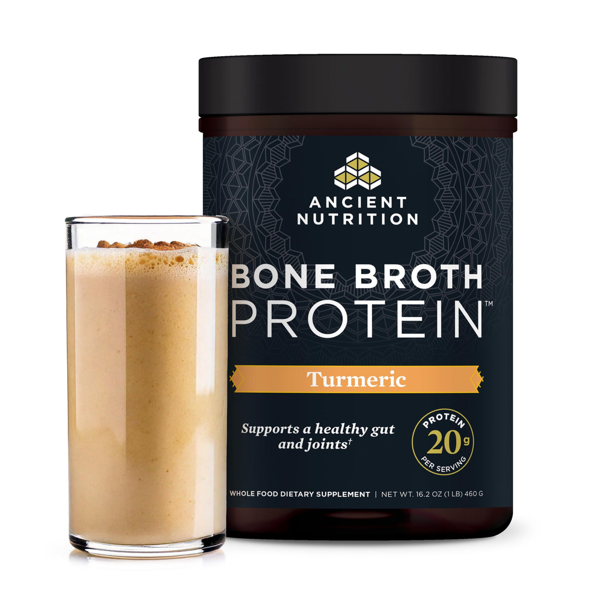 Ancient Nutrition Bone Broth Protein Powder with Hydrolyzed Collagen
