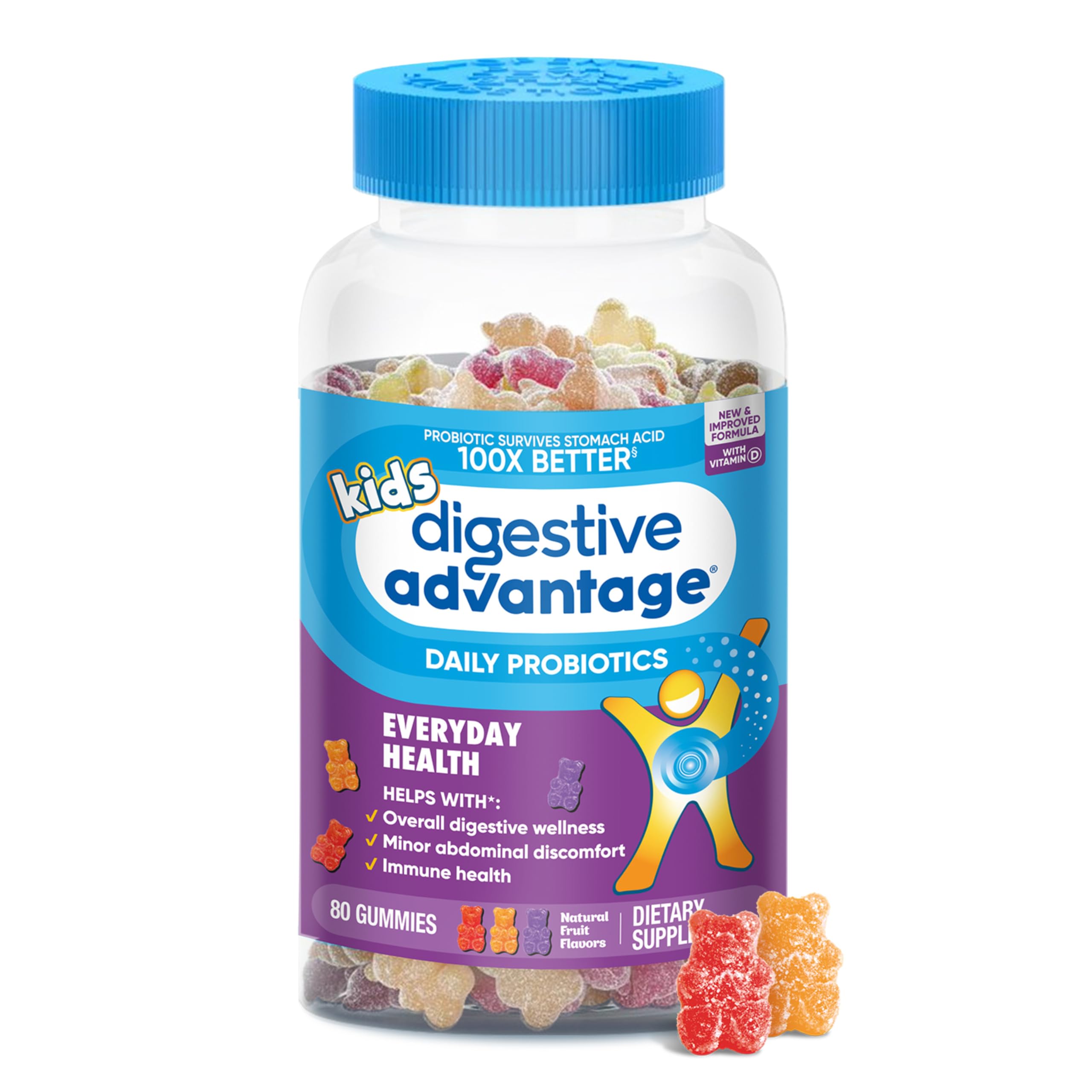 Digestive Advantage Kids Probiotic Gummies | Daily Digestive

