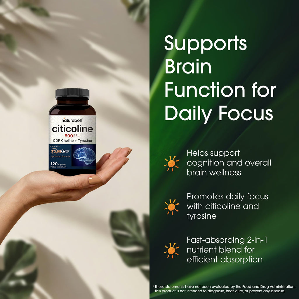 NatureBell Citicoline Brain Support Supplement


