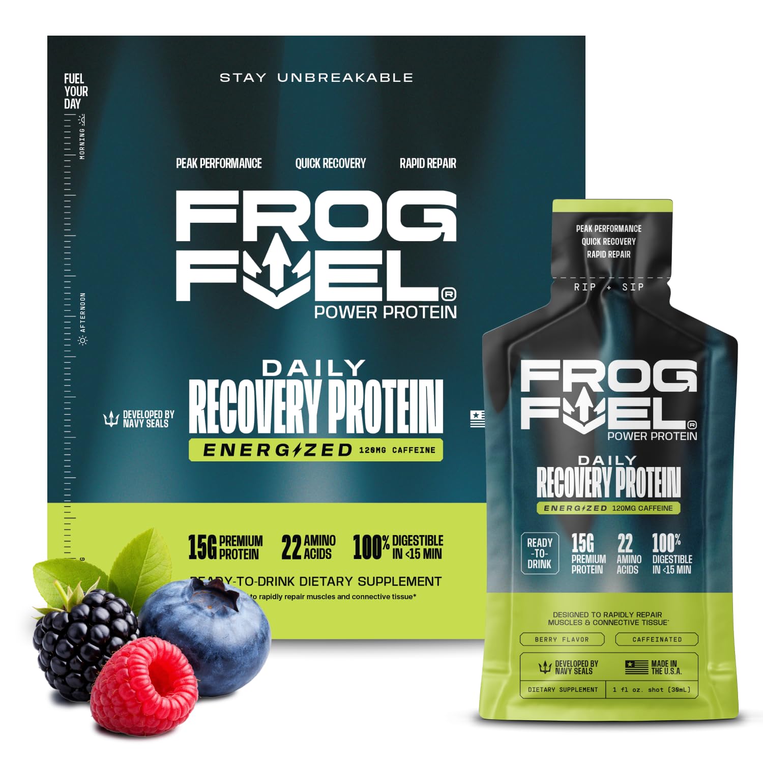 Frog Fuel Complete Protein Shot – Nano-Hydrolyzed Collagen, Grass-Fed, Gluten Free