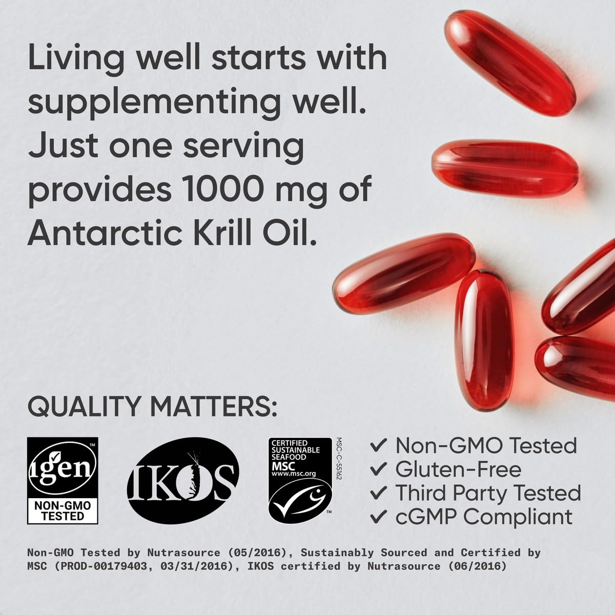 Sports Research Krill Oil with EPA & DHA Omega-3

