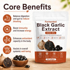 Fermented Black Garlic Extract Immune Support | Vegan

