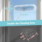 Extendable Microfiber Duster with Double-Head

