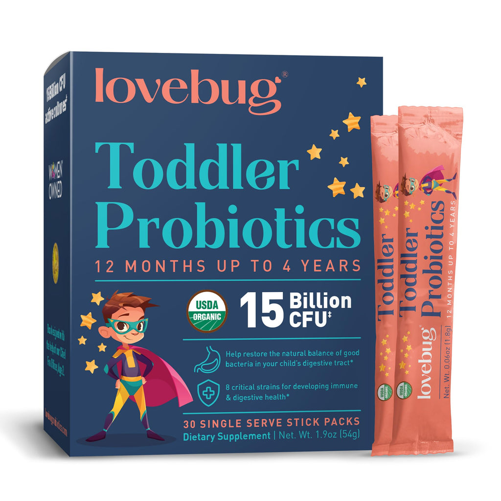 LOVEBUG Kids Probiotic Powder for Digestive Health

