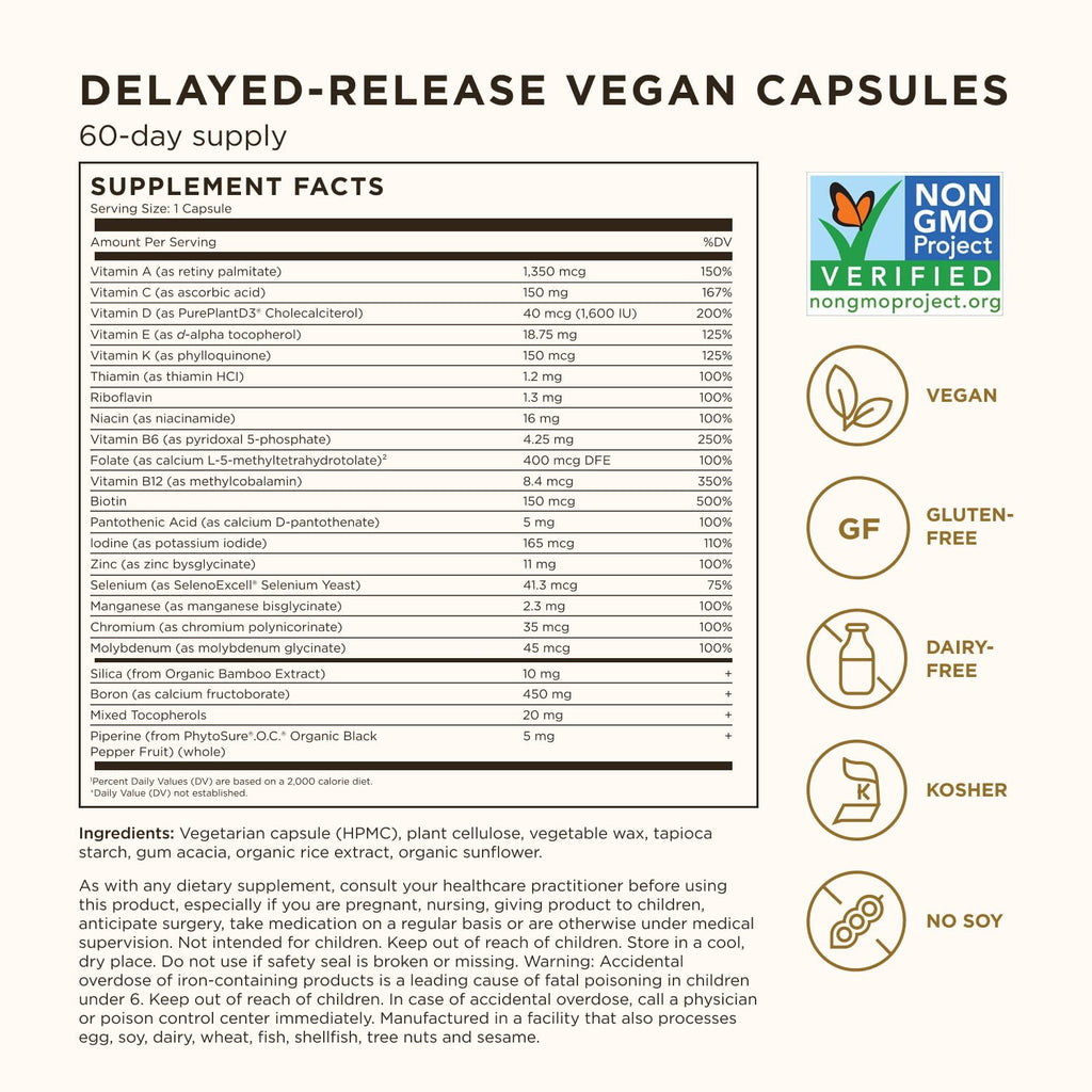 Solgar One Daily Women's Multivitamin - Vegan Capsule

