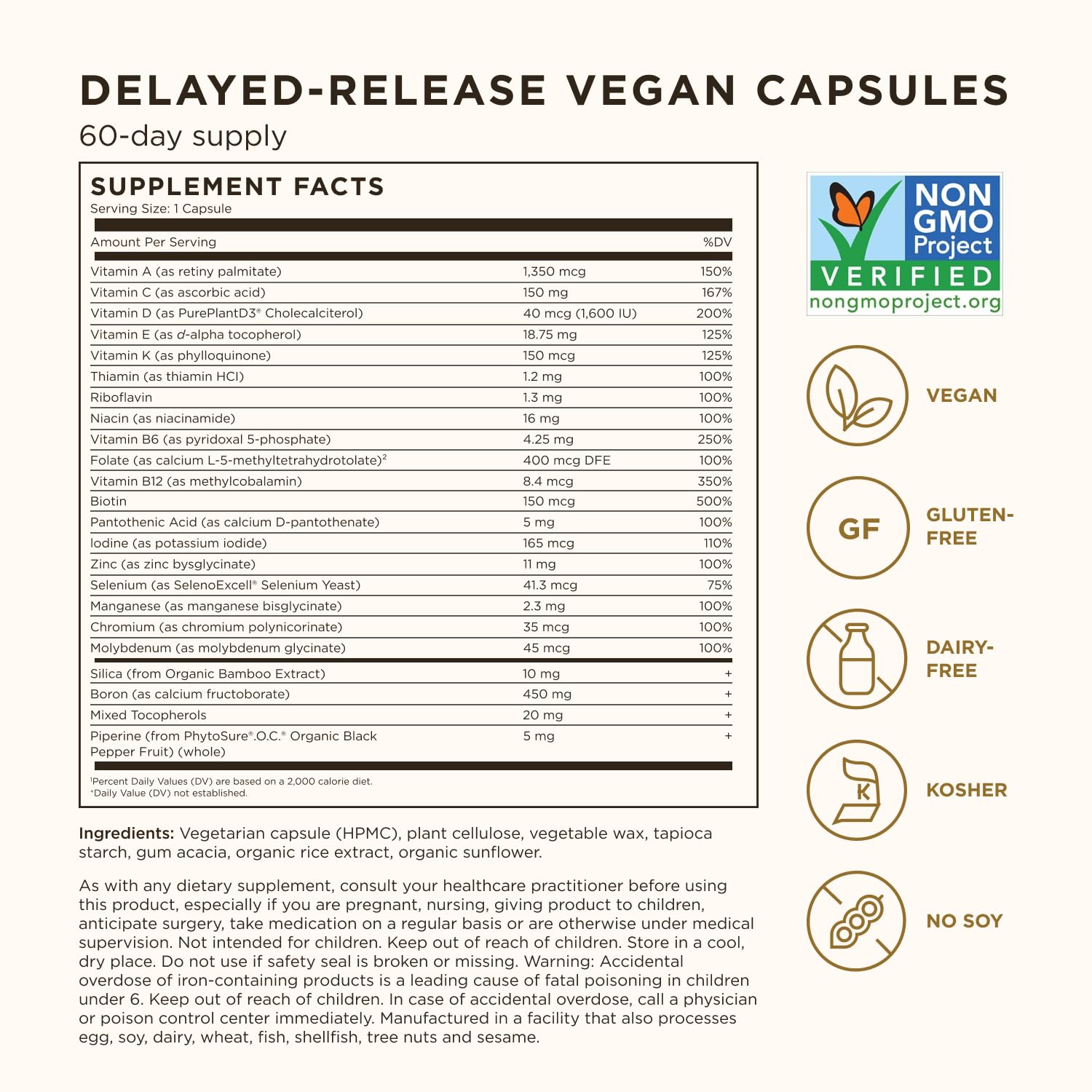 Solgar One Daily Women's Multivitamin - Vegan Capsule

