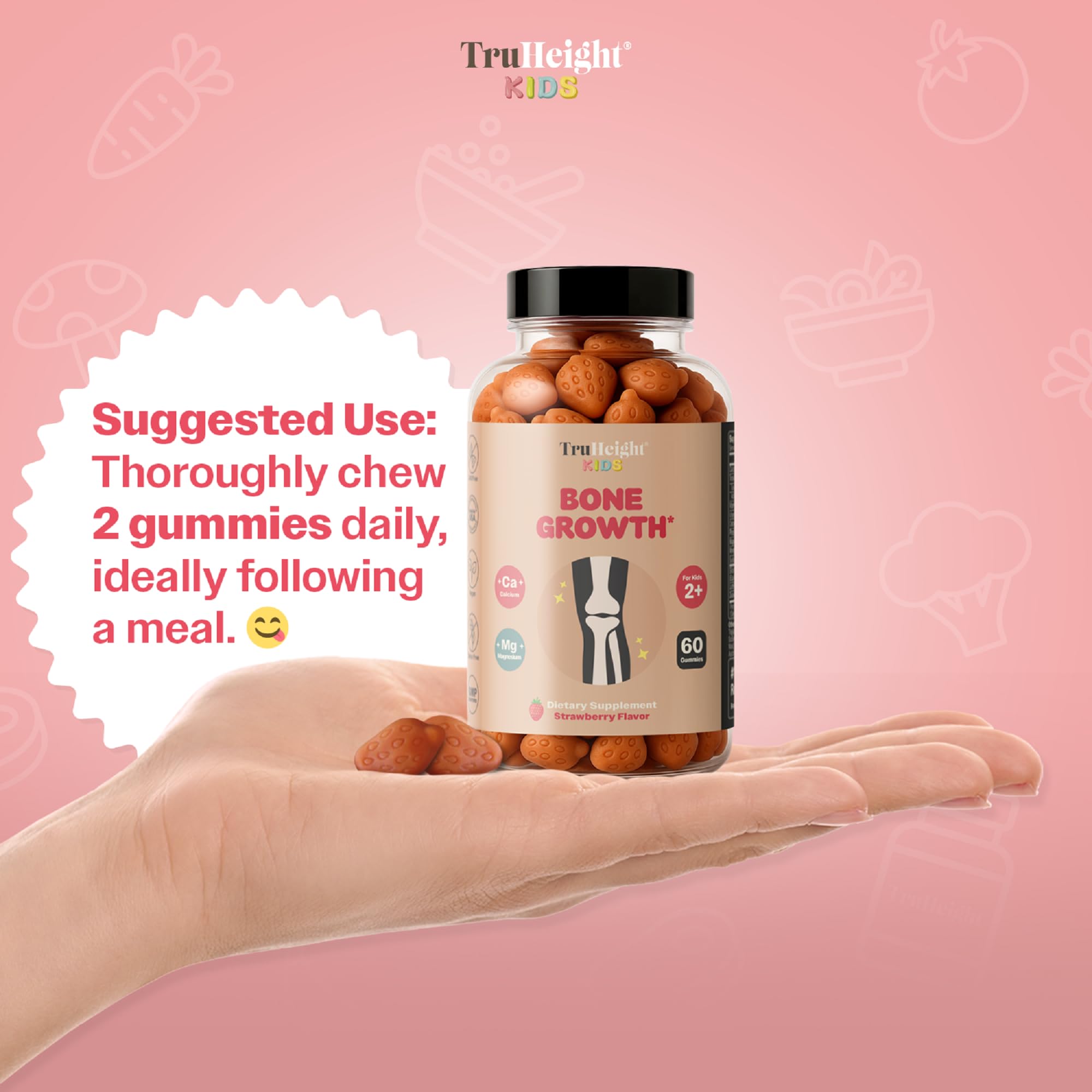 TruHeight Kids Bone Growth Gummies Multivitamin

