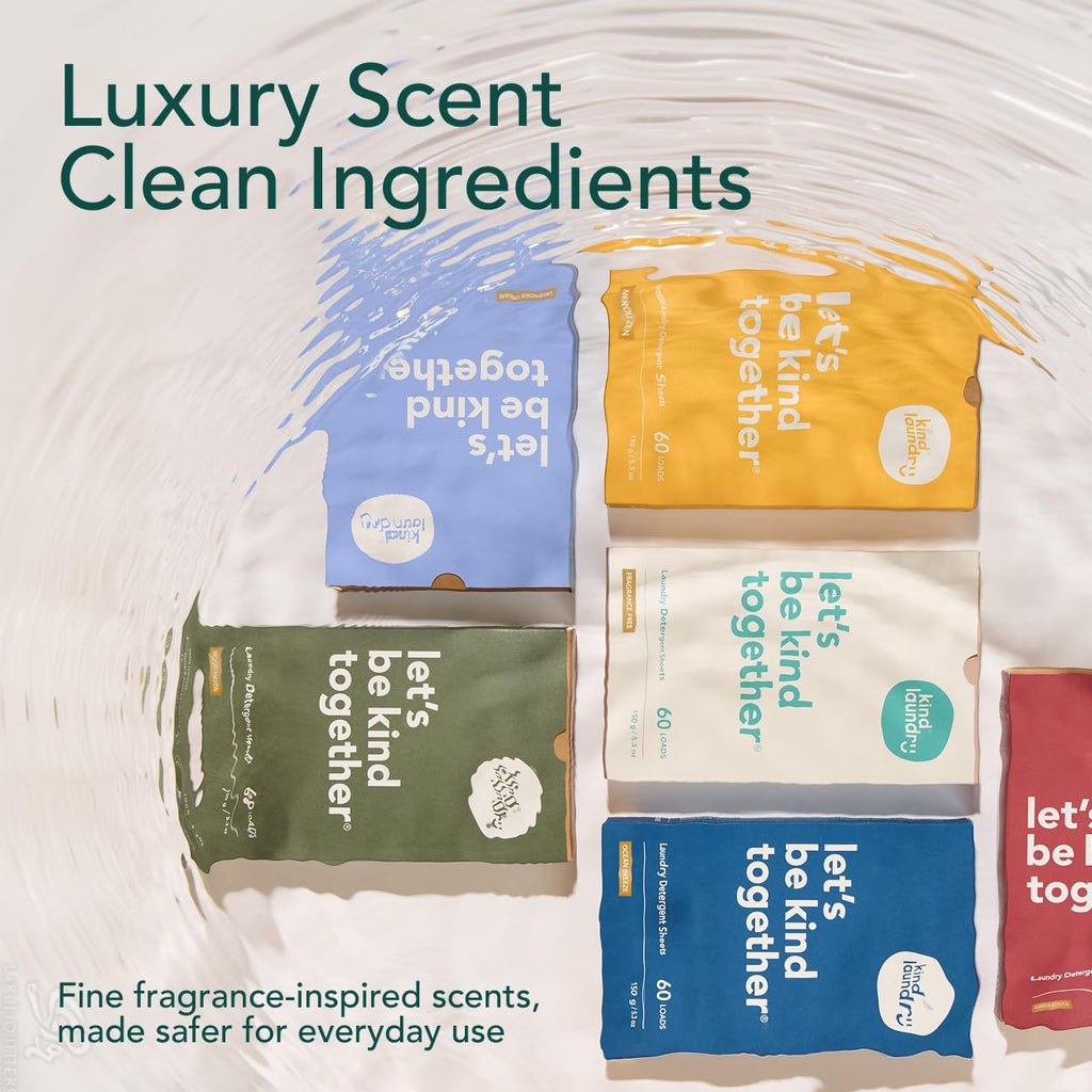 Kind Laundry Detergent Sheets - EWG Verified, Safe for Skin

